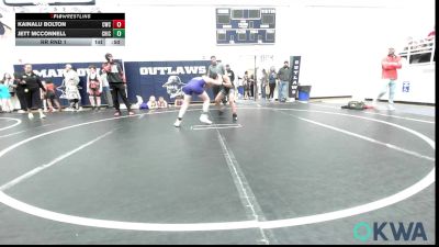 90-100 lbs Rr Rnd 1 - Kainalu Bolton, CacheWrestlingClub vs Jett McConnell, Chickasha Youth Wrestling
