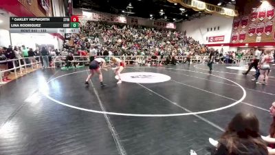 130 lbs 5th Place Match - Oakley Hepworth, Star Valley vs Lina Rodriguez, Central