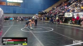 2 - 106 lbs Quarterfinal - Kam Harrell, Poquoson vs Jacob Flowers, Glenvar