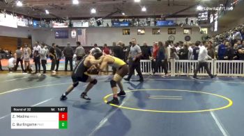 152 lbs Prelims - Zach Medina, Watchung Hills vs Colby Burlingame, Ponagansett