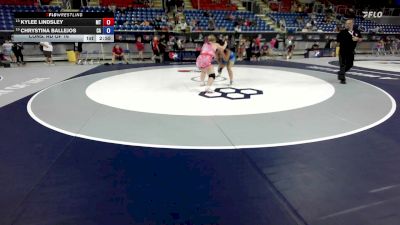 190 lbs Cons. Rd Of 16 - KyLee Lindsley, MT vs Chrystina Ballejos, CA
