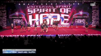Cheer Extreme - Maryland - Clutch [2026 L4 Junior Day 1] 2026 Spirit of Hope Grand Nationals