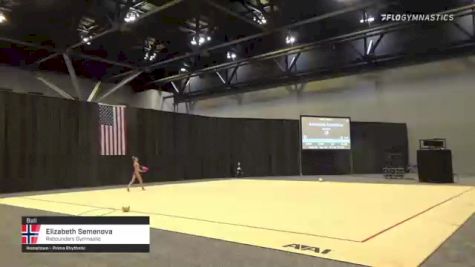 Elizabeth Semenova - Ball, Rebounders Gymnastic - 2021 USA Gymnastics Championships
