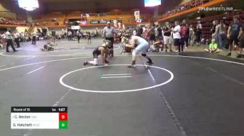 160 lbs Round Of 16 - Cole Becker, Circle WC vs Samuel Hatchett, Westminster High School