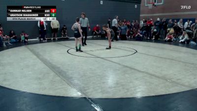 93 lbs 5th Place Match - Gunnar Nelsen, All American Wrestling Club vs Grayson Waggoner, North Country Wrestling Club