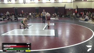 JV-15 lbs Semifinal - Austin Buckman, Independence vs Layen LaGue, Osage
