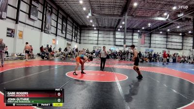 120 lbs Round 3 (4 Team) - Gabe Rogers, COMBAT ATHLETICS vs John Guthrie, WRESTLING WAREHOUSE