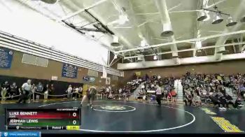 285 lbs Quarterfinal - Luke Bennett, Elko vs Jermiah Lewis, Eldorado