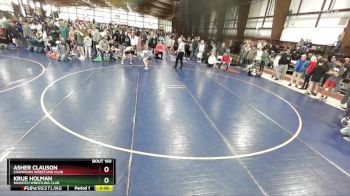 110 lbs Cons. Round 1 - Krue Holman, Wasatch Wrestling Club vs Asher Clauson, Champions Wrestling Club