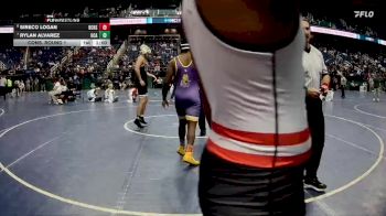 1A 190 lbs Cons. Round 1 - Sireco Logan, Bessemer City High School vs Rylan Alvarez, Uwharrie Charter Academy