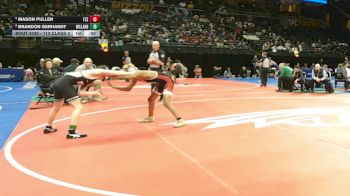 113 Class 3 lbs Cons. Semi - Mason Pullen, Ft. Zumwalt South vs Brandon Gerhardt, Willard