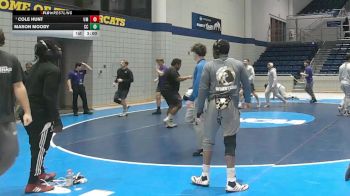 125 lbs Champ. Round 1 - Cole Hunt, Montevallo vs Mason Moody, Coker