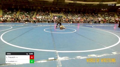 55 lbs Quarterfinal - Lane Trausch, The Best Wrestler vs Everett Luxton, Bartlesville Wrestling Club