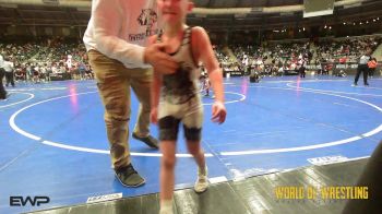 55 lbs Consi Of 16 #2 - Bear Bryan, Coweta Tiger Wrestling vs Liam Howard, GTRA