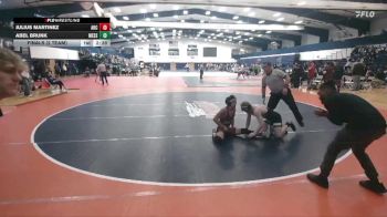 157 lbs Finals (2 Team) - Julius Martinez, Arcadia vs Abel Brunk, Messiah