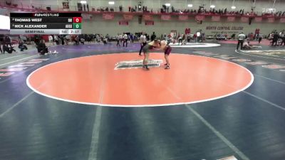 174 lbs Semifinal - Nick Alexander, Augsburg vs Thomas West, Baldwin Wallace
