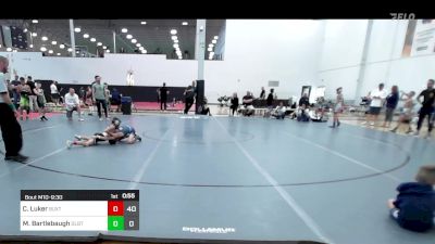 76 lbs Rr Rnd 2 - Cameron Luker, Buxton vs Max Bartlebaugh, Dueling Bandits