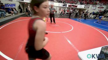 85 lbs Rr Rnd 5 - Kynlee Wilson, Wagoner Takedown Club vs Gabriel Worthey, Prairie Grove Youth Wrestling