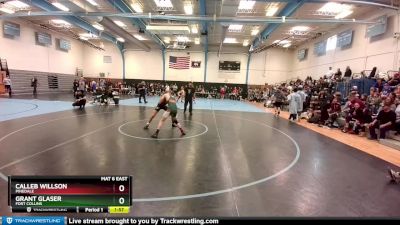 120-131 lbs Round 3 - Grant Glaser, Fort Collins vs Calleb Willson, Pinedale