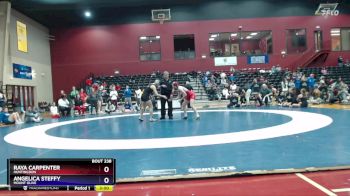 136 lbs 3rd Place Match - Angelica Steffy, Mount Olive vs Raya Carpenter, Huntingdon