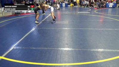 102 lbs Round Of 32 - Waylon Kerby, Pwc vs Shane Clark, All American W.C.