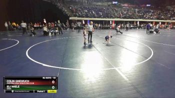 53 lbs Cons. Round 2 - Eli Wiele, Iowa vs Colin Gnewuch, Eastern Iowa Wrestling Club