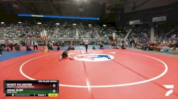 2A-126 lbs 5th Place Match - Wyatt Sylvester, Lingle-Ft. Laramie/Southeast vs Aidan Ruby, Wind River
