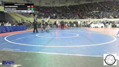 113 lbs Round Of 32 - Cale Browning, Cashion vs Easton Smith, Lincoln Christian