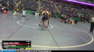 3A 285 lbs Champ. Round 1 - Elijah Amaya-Perez, Hibriten vs Jackson Joseph, Concord