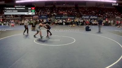 D 1 190 lbs Cons. Round 2 - Joseph Omes, Slidell vs Ja`Michael Treadwell, Covington