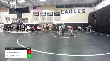 215 lbs Consi Of 8 #1 - Alex Anderson, Brien McMahon vs Evan DiPietro, Enfield