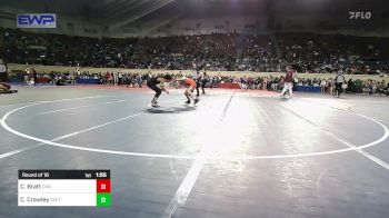 94 lbs Round Of 16 - Cash Bratt, Chickasha Wrestling vs Clifford Crawley, Taft Middle School