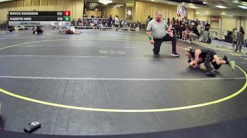 66 lbs Semifinal - Royce Davidson, Peterson Grapplers vs Kaedyn Hine, Fitness Fight Factory WC