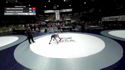92 lbs Semis - Arto Khachatryan, Dethrone Wrestling Club vs Maverick Sanchez, Rough House Wrestling