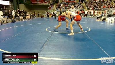 172 lbs Wb 1 - Grant Carlson, W4-Bismarck Century vs Harley Crist, E3-Devils Lake