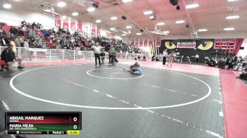 100 lbs 5th Place Match - Abigail Marquez, Marina vs Maria Mejia, Del Oro-Bakersfield