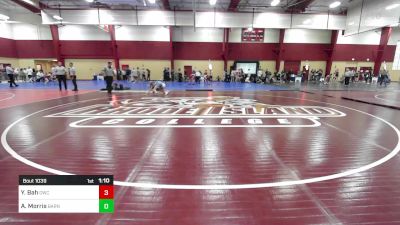 106 lbs Semifinal - Yussuf Bah, Gladiator Wrestling Club vs Aiden Morris, Smittys Barn