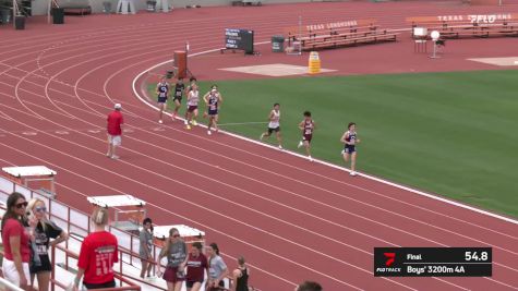 High School Boys' 3200m 4A, Finals 1