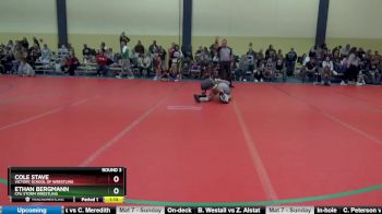 105 lbs Round 3 - Ethan Bergmann, CPU Storm Wrestling vs Cole Stave, Victory School Of Wrestling
