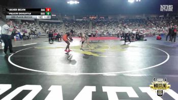 G6A-100 lbs 3rd Place Match - Feliciti Doolittle, DOUGLASS (Girls) vs Silver Belvin, SHAWNEE (Girls)`