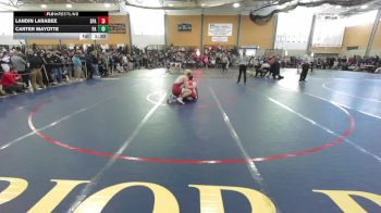 150 lbs Round Of 16 - Landin Larabee, Spaulding-VT vs Carter Mayotte, Pinkerton Academy