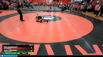 138 lbs Cons. Round 5 - Tom Mcdermott, BOLINGBROOK vs Dom Coronado, YORKVILLE (HS)