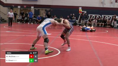 165 lbs Rr Rnd 1 - Mike McGhee, Sacred Heart vs Hunter Shaut, Buffalo