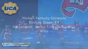 Western Kentucky University [2026 All Girl Division IA Finals] 2026 UCA & UDA College Cheerleading and Dance Team National Championship