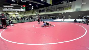 92 lbs 3rd Place Match - Ethan Jimenez, Inland Elite Wrestling Club vs Abram Mabalot, Socal Grappling Club