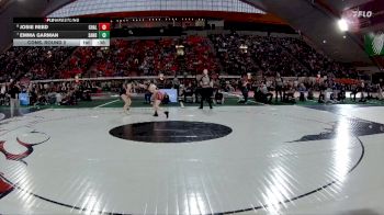 G 120 lbs Cons. Round 2 - Emma Garman, Sandpoint vs Josie Reed, Challis