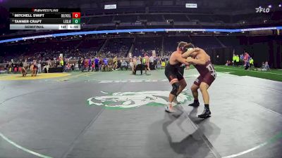 D4-285 lbs Semifinal - Mitchell Swift, Delton Kellogg vs Tanner Craft, Leslie