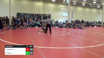 98 lbs Quarterfinal - Jordan Zambon, HS Team 922 vs Coleton Klipa, HS Hutchy Hammers