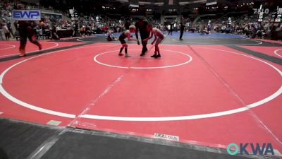 58 lbs Semifinal - Nicholas George, Tulsa North Mabee Stampede vs Pake Haden, Pawhuska Elks Takedown