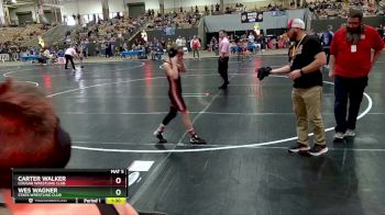 85 lbs Champ. Round 1 - Carter Walker, Cougar Wrestling Club vs Wes Wagner, Stars Wrestling Club